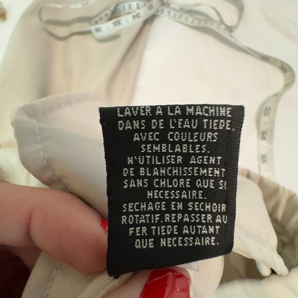 Eddie Bauer Golf Women’s Large Beige Quarter Zip Pullover Jacket Windbreaker - Picture 8 of 8